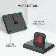 For Apple Watch / Earphone AhaStyle PT117-1 Charging Dock Plastic Storage Stand Without Charger(Gray)