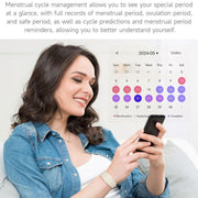 Dual PD Real-Time Heart Rate Blood Oxygen Real-Time Sleep Exercise Health Bracelet(White)