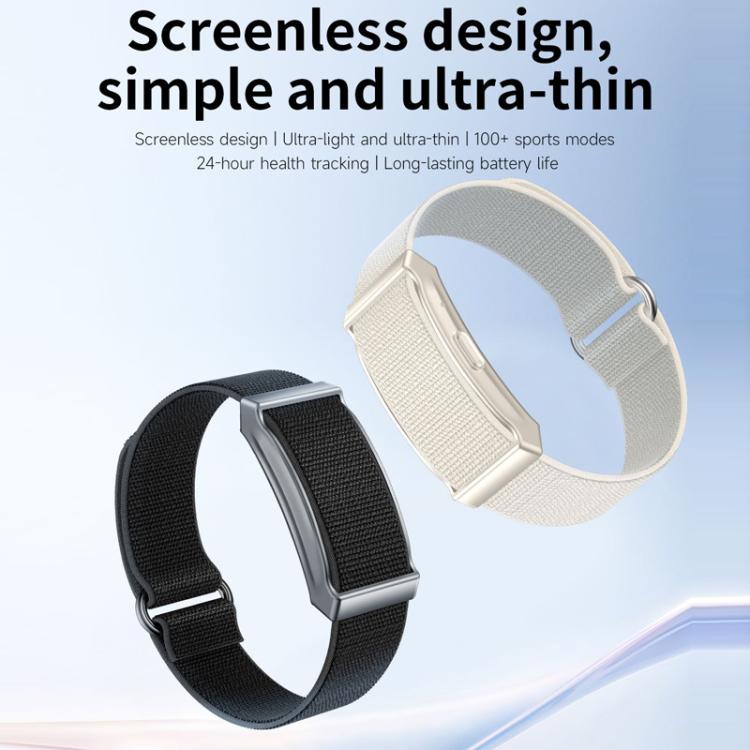 Dual PD Real-Time Heart Rate Blood Oxygen Real-Time Sleep Exercise Health Bracelet(White)