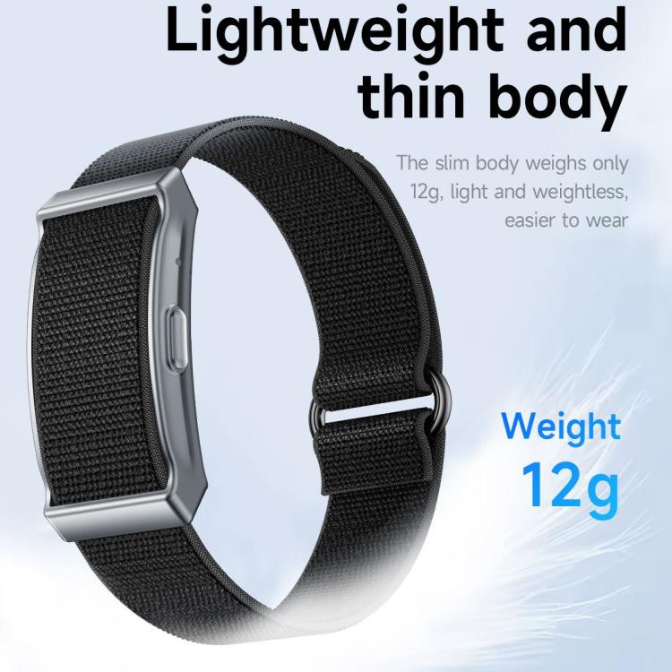 Dual PD Real-Time Heart Rate Blood Oxygen Real-Time Sleep Exercise Health Bracelet(Black) - free shipping - PMC Jewellery - Order now!