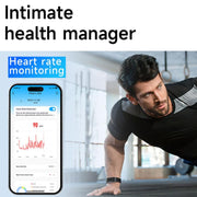 Dual PD Real-Time Heart Rate Blood Oxygen Real-Time Sleep Exercise Health Bracelet(White)