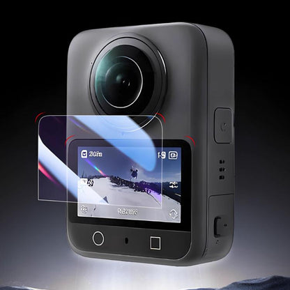 For DJI Osmo 360 Action Camera 2pcs /Pack Tempered Glass Screen Protector HD Anti-Scratch Lens Film(CN-218) - free shipping - PMC Jewellery - Order now!