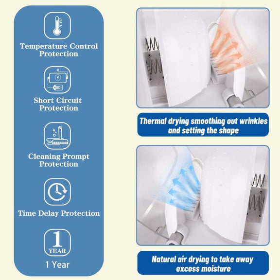 Multifunctional Hat Wig Care Cleaning Disinfection Steam Ironing Machine(UK Plug)