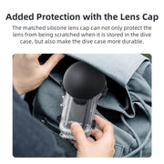 For Insta360 X5 AMagisn 60m/196ft Diving Case Quick-Release Full Invisible Water-resistant Underwater Housing