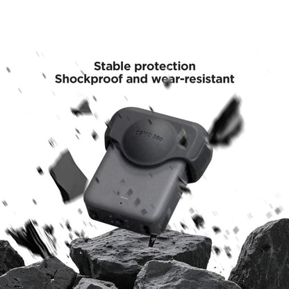 For DJI Osmo 360 Action Camera CYNOVA Silicone Lens Cap Shockproof Anti-Scratch Protective Case(Black) - free shipping - PMC Jewellery - Order now!