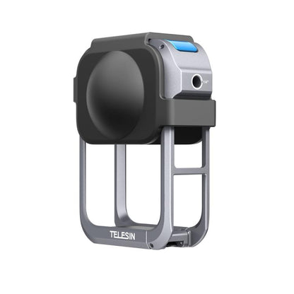 For DJI Osmo 360 TELESIN Aluminum Alloy Protective Cage Expansion Frame with Lens Cover(Metal Color) - free shipping - PMC Jewellery - Order now!