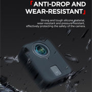 For DJI Osmo 360 CYNOVA Silicone Case Anti-Scratch Shockproof Full Body Protective Cover(Gray)