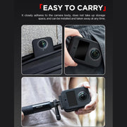 For DJI Osmo 360 CYNOVA Silicone Case Anti-Scratch Shockproof Full Body Protective Cover(Gray)