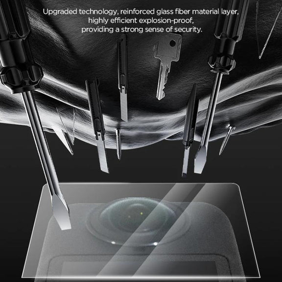For DJI Osmo 360 CYNOVA Tempered Glass Screen Protector Kit Auto-Align Installation Frame