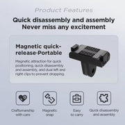 For DJI Osmo 360 CYNOVA Magnetic Quick-Release Base Adapter Camera Accessories(Black)