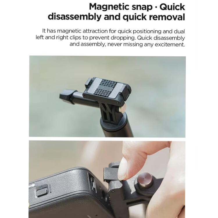 For DJI Osmo 360 CYNOVA Magnetic Quick-Release Base Adapter Camera Accessories(Black) - free shipping - PMC TechLife - Order now!