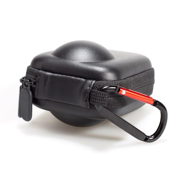 For DJI Osmo 360 Carrying Case EVA Hard Shell Protective Bag with Carabiner Clip(Black)