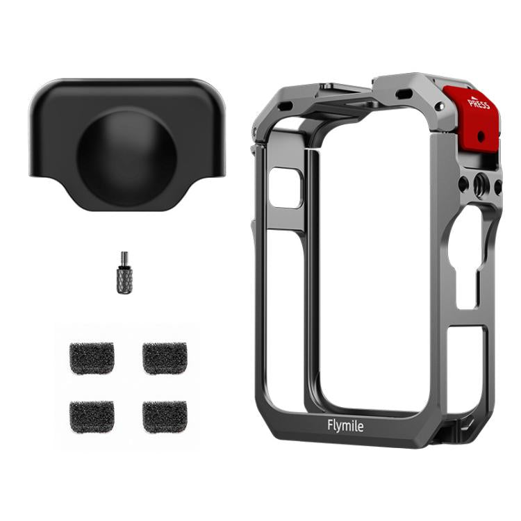 For DJI Osmo 360 Flymile Dual Cold Shoe Metal Quick-Release Cage With Lens C(FLY042_2) - free shipping - PMC Jewellery - Order now!