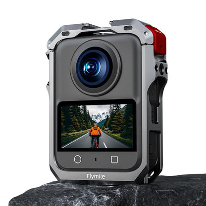 For DJI Osmo 360 Flymile Dual Cold Shoe Metal Quick-Release Cage With Lens C(FLY042_2) - free shipping - PMC Jewellery - Order now!