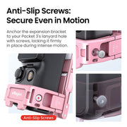 For DJI Pocket 3 aMagisn Mantis Extension Frame Magnetic Mount for Hands-Free Vlogging(Black)