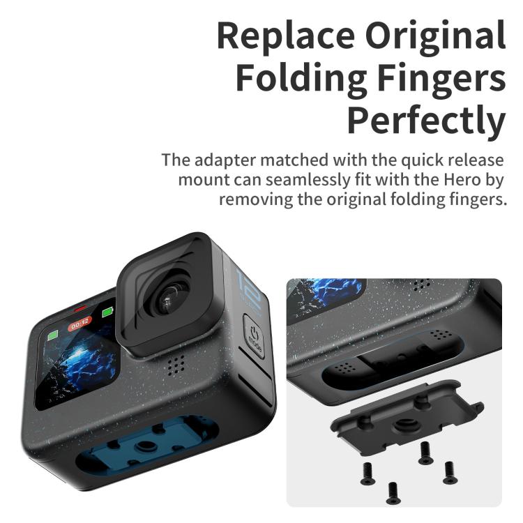 aMagisn Magnetic Quick Release Adapter for GoPro HERO13/12/11/10/9/8/11 Mini/MAX Separate Base Unit