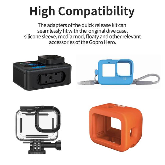 aMagisn Magnetic Quick Release Adapter for GoPro HERO13/12/11/10/9/8/11 Mini/MAX Separate Base Unit