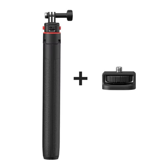 Flymile 1.63m Magnetic Quick-Release Tripod Selfie Stick for Action Cameras for Vlogging, Outdoor Sports(Black) - free shipping - PMC Jewellery - Order now!