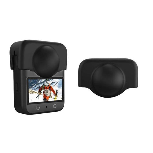 For DJI Osmo 360 Camera Silicone Lens Cap Dustproof & Anti-Scratch Lens Cover Protector(Black) - free shipping - PMC Jewellery - Order now!