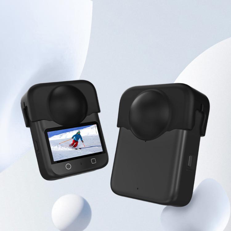 For DJI Osmo 360 Camera Silicone Lens Cap Dustproof & Anti-Scratch Lens Cover Protector(Black) - free shipping - PMC Jewellery - Order now!