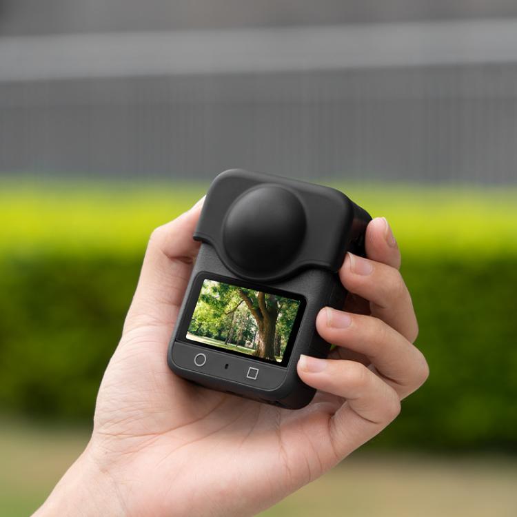 For DJI Osmo 360 Camera Silicone Lens Cap Dustproof & Anti-Scratch Lens Cover Protector(Black) - free shipping - PMC Jewellery - Order now!