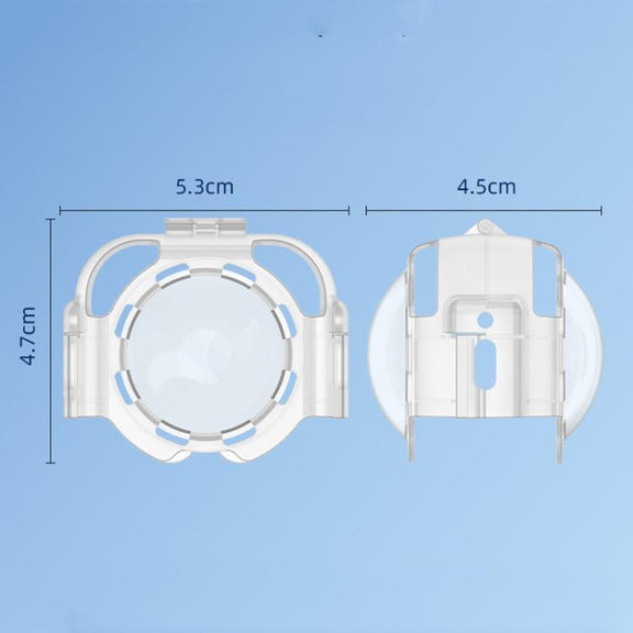 For Insta360 X5 Camera Anti-Fog Snap-On Protective Lens Cover Lens Guards(Transparent)