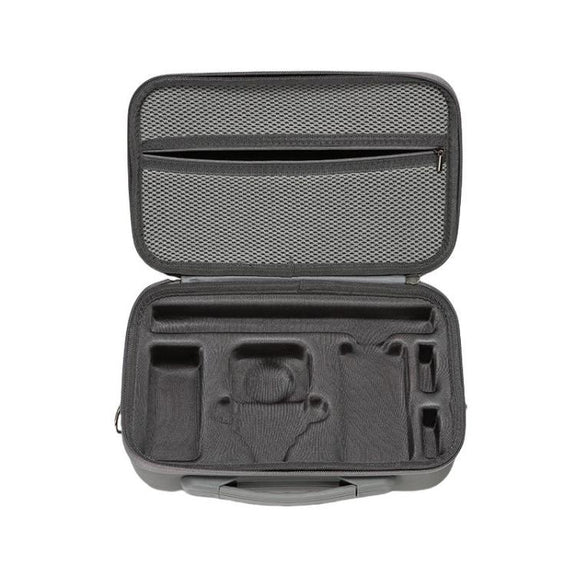 For DJI Osmo 360 Adventure Combo Flymile PU Leather Shoulder Bag Water-resistant Crossbody Sling Bag(Gray)