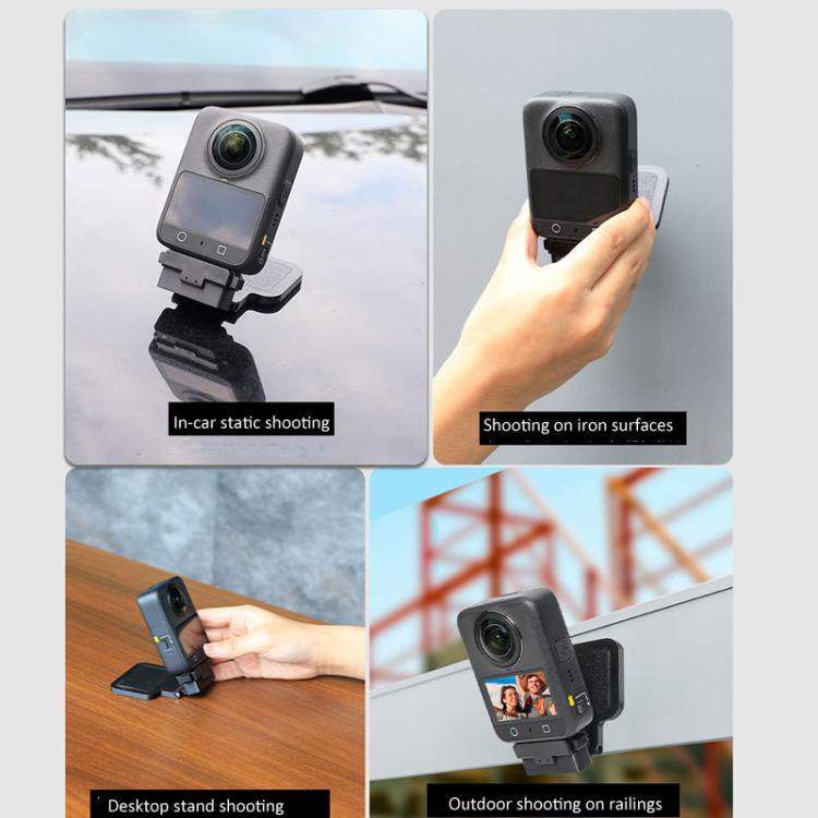 For DJI Osmo 360 Camera Magnetic Quick-Release Base Portable Desktop Stand(Black) - free shipping - PMC Jewellery - Order now!