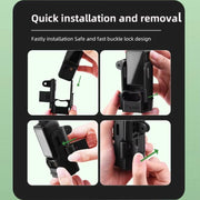 For DJI Osmo Pocket 3 Flymile Multi-Purpose Adapter Frame Expandable Mount(Black)