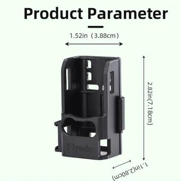 For DJI Osmo Pocket 3 Flymile Multi-Purpose Adapter Frame Expandable Mount(Black)