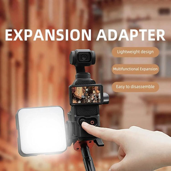 For DJI Osmo Pocket 3 Flymile Multi-Purpose Adapter Frame Expandable Mount(Black)