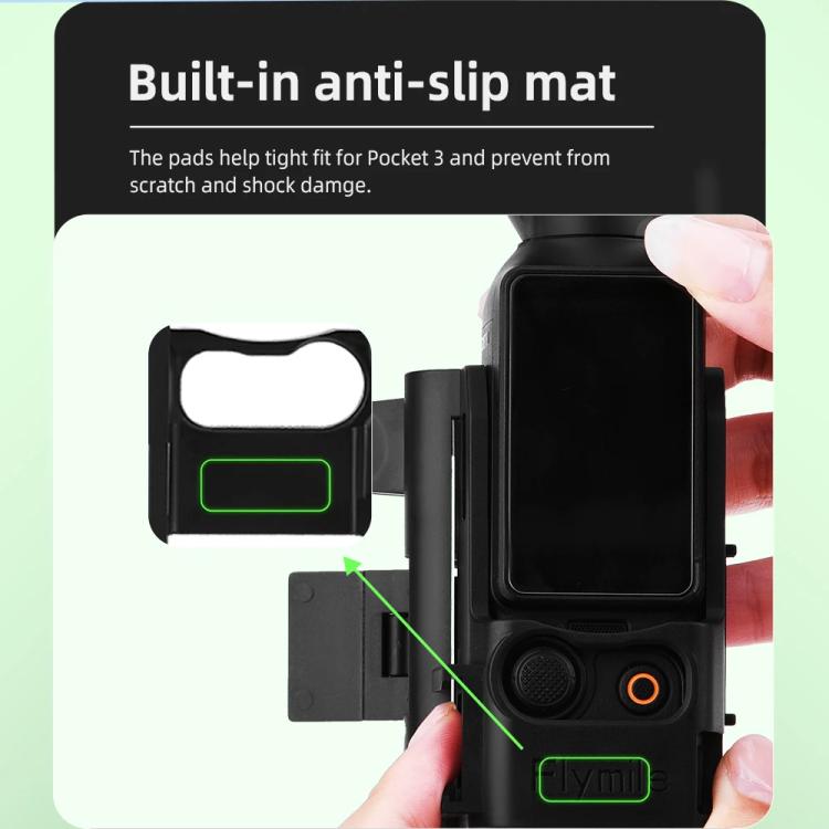 For DJI Osmo Pocket 3 Flymile Multi-Purpose Adapter Frame Expandable Mount(Black) - free shipping - PMC Jewellery - Order now!