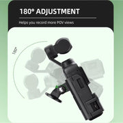 For DJI Osmo Pocket 3 Flymile Multi-Purpose Adapter Frame Expandable Mount(Black)