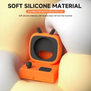 For Apple Watch Desktop Stand Silicone Base, Without Charger(Pink)