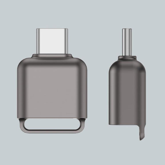 Type-C To TF / Micro SD Card Reader Memory Card Mini Adapter(Tarnish)