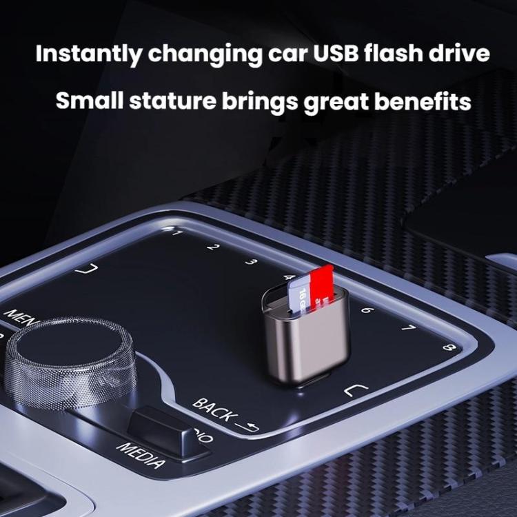 Type-C To TF / Micro SD Card Reader Memory Card Mini Adapter(Tarnish)