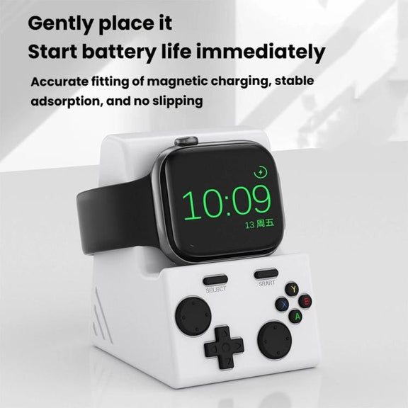 For Apple Watch Charging Base Watch Charger Stand, Without Charger(Rock Gray)
