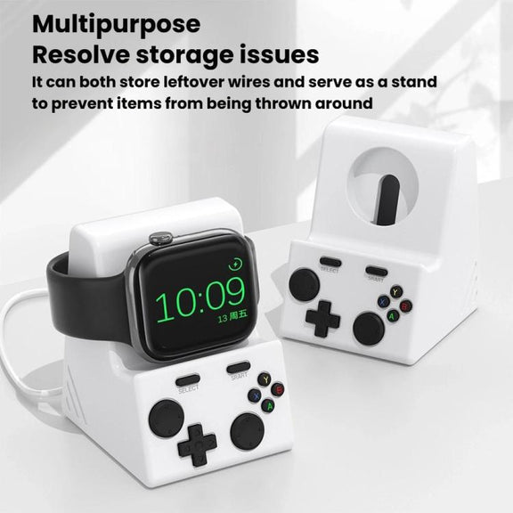 For Apple Watch Charging Base Watch Charger Stand, Without Charger(Dark Gray)
