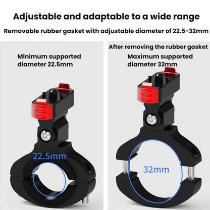 Action Camera Magnetic Quick Release Bike Mount, For GoPro HERO13 Black /12 Black /11 Black/10 Black/9 Black/8 Black, Spec: 360 Degree Damping Rotary - free shipping - PMC Jewellery - Order now!