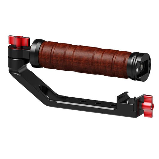 Gimbal Wooden Handle Chute Snail Gimbal Side Handle Grip,For DJI RS 4 Mini / 4 PRO / 3 / 3 Mini / 3 PRO / 2, Spec: Single Handle - free shipping - PMC Jewellery - Order now!