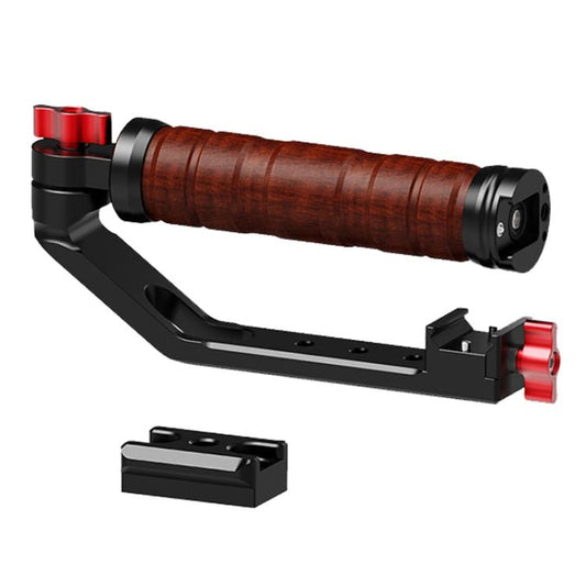 Gimbal Wooden Handle Chute Snail Gimbal Side Handle Grip,For DJI RS 4 Mini / 4 PRO / 3 / 3 Mini / 3 PRO / 2, Spec: With Chute - free shipping - PMC Jewellery - Order now!