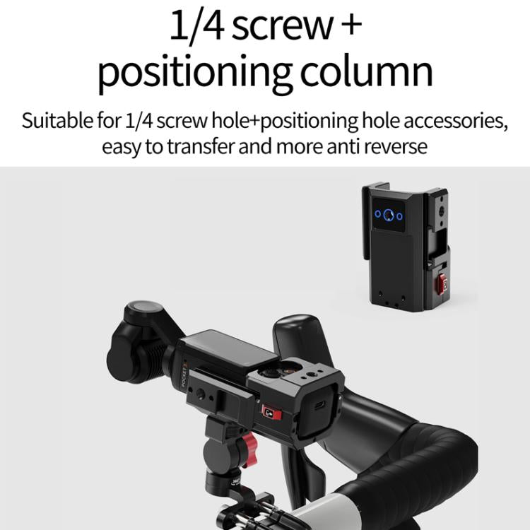 1/4 Front Rear Adjustment Bicycle Stem Camera Mount Cycling Front Light Bracket For Shooting - free shipping - PMC Jewellery - Order now!