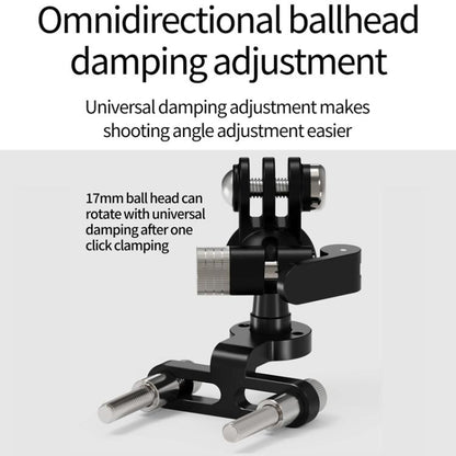 3 Card One Click Clamping Bicycle Stem Camera Mount Cycling Front Light Bracket For Shooting - free shipping - PMC Jewellery - Order now!