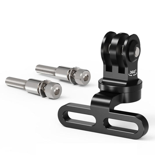 3 Card 360 Degree Damping Rotation Adjustment Bicycle Stem Camera Mount Cycling Front Light Bracket For Shooting - free shipping - PMC Jewellery - Order now!