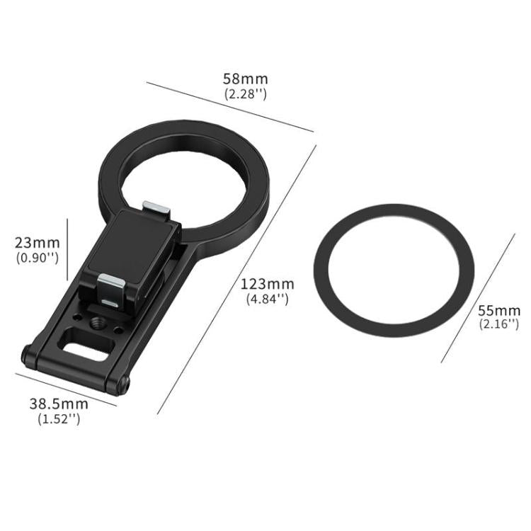 For DJI Action 5 Pro / 4 / 3 / 2 Multifunctional Magnetic Quick Release Base Bracket Expansion - free shipping - PMC Jewellery - Order now!