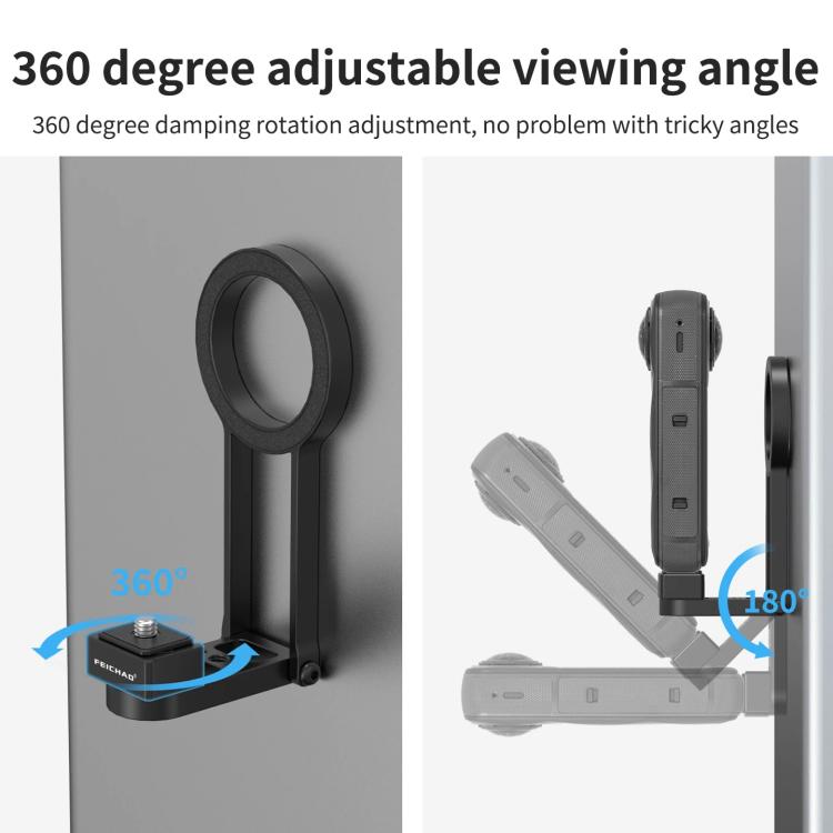 For DJI Action 5 Pro / 4 / 3 / 2 Multifunctional Magnetic Quick Release Base Bracket Expansion - free shipping - PMC TechLife - Order now!