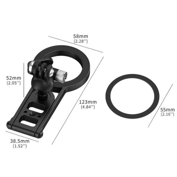 One Click Clamping For 3 Card Magnetic Bracket Base Bracket Expansion