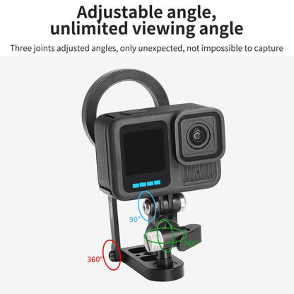 For 2 Card Action Camera Magnetic Bracket Base Bracket Expansion - free shipping - PMC Jewellery - Order now!