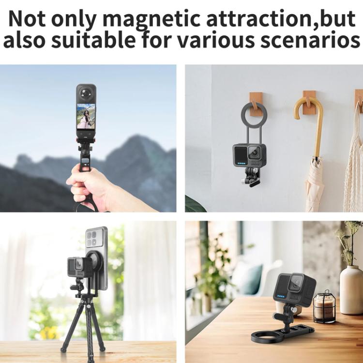 For 2 Card Action Camera Magnetic Bracket Base Bracket Expansion