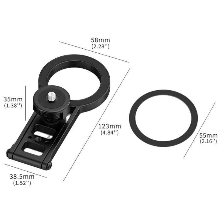 1/4 Screw Hole Disc Multifunctional Magnetic Base Bracket Expansion - free shipping - PMC Jewellery - Order now!